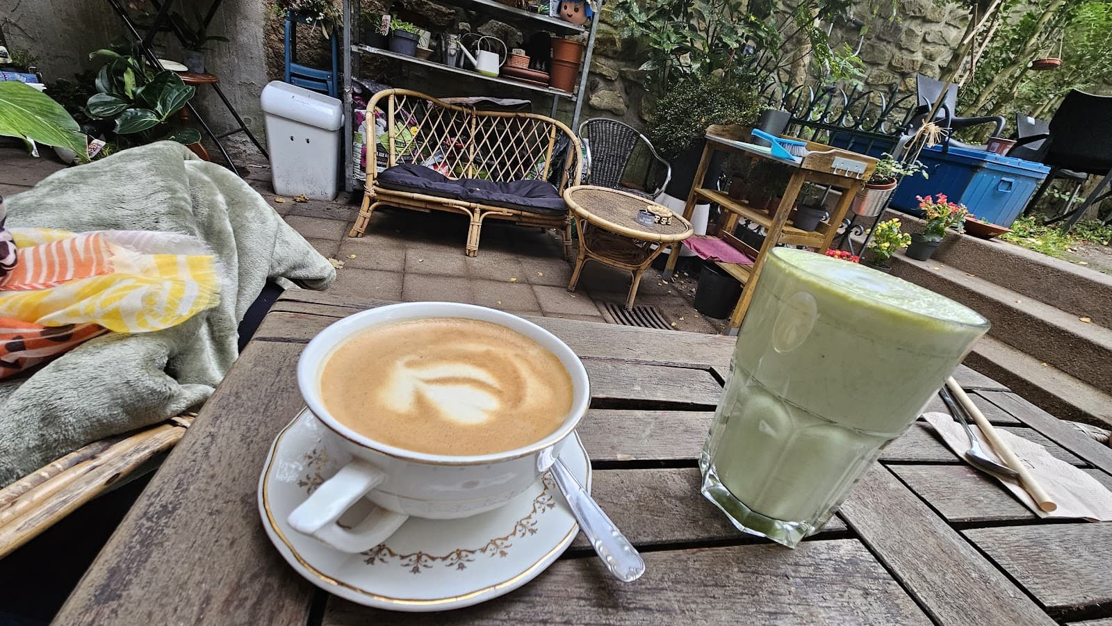 One of our favorite cafes in Luxembourg: Holy Ghost Garden - 8