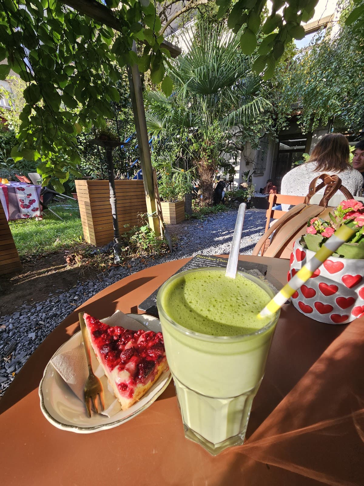 One of our favorite cafes in Luxembourg: Holy Ghost Garden - 4