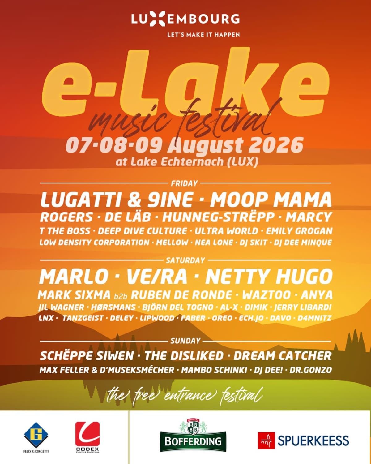 e-Lake - A FREE festival by the water - 2