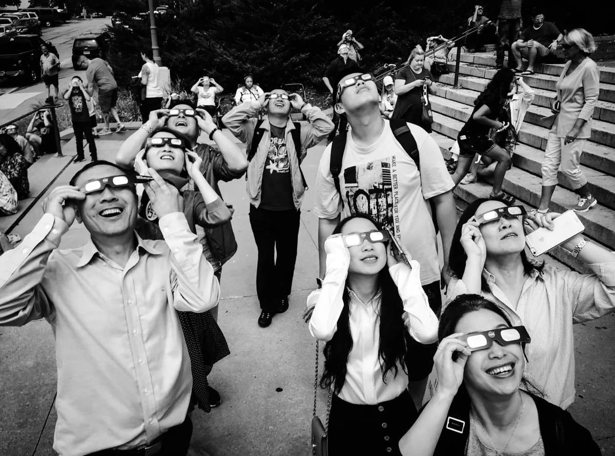 An exceptional event - Solar Eclipse Day - 2