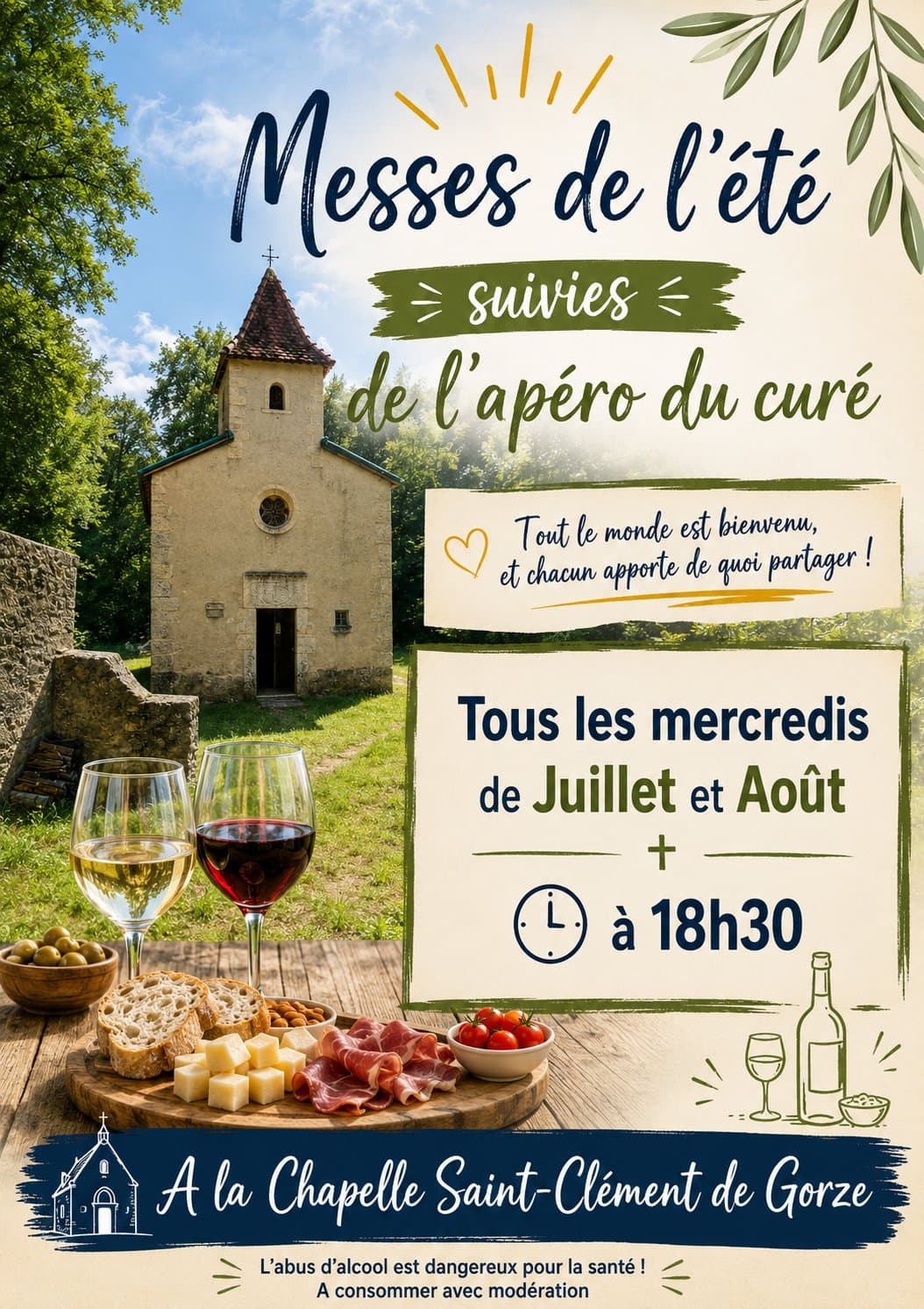 Messe d'été à la Chapelle Saint Clément
