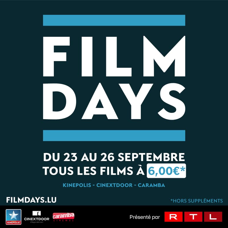 Film Days – Le cinéma à petit prix ! - 1