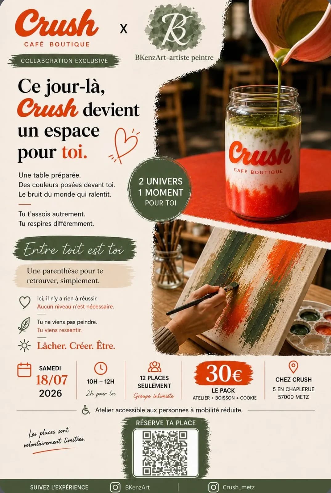 Immersive Workshop at Crush Café-Boutique in Metz