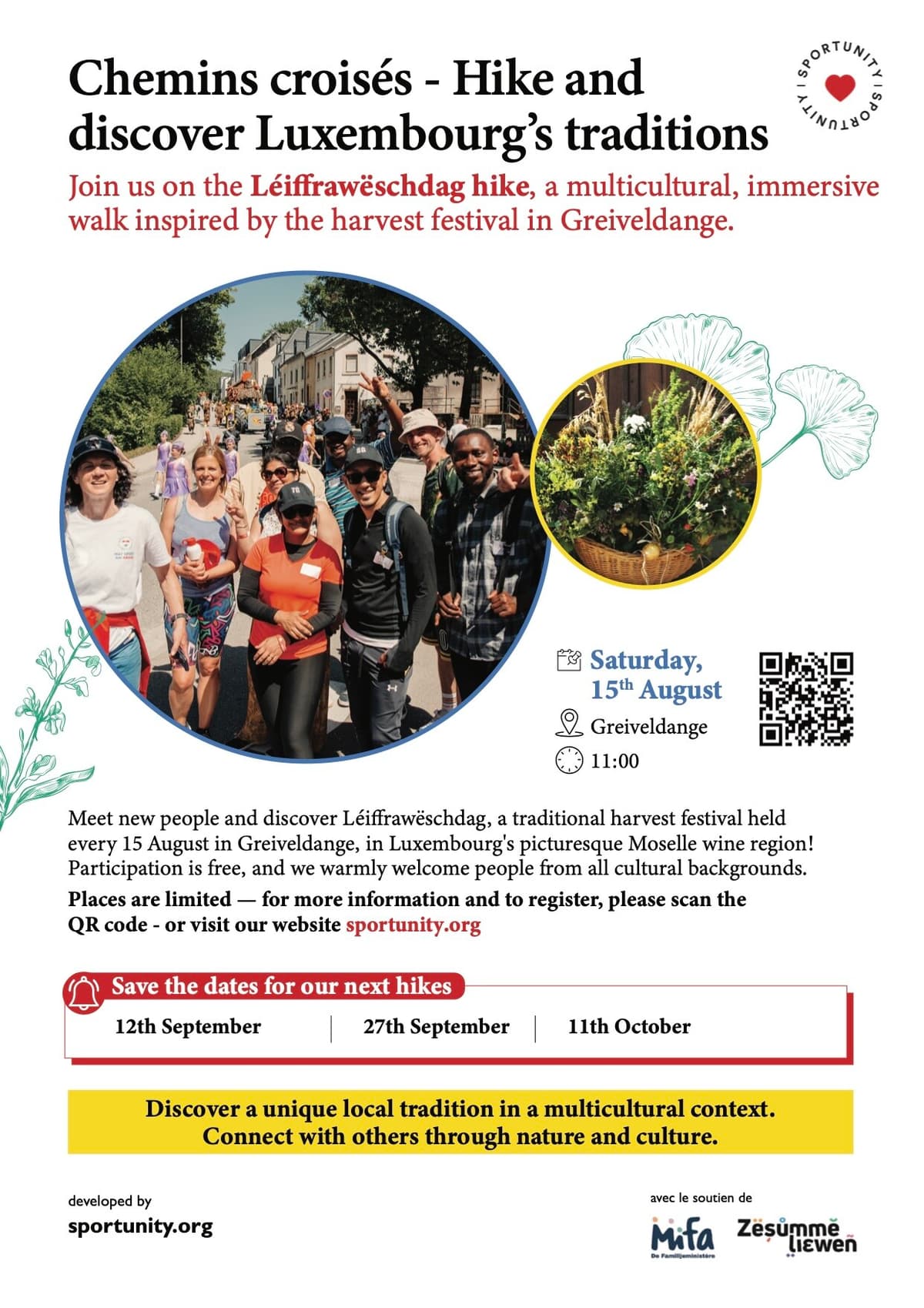 Multicultural hike Chemins Croisés
