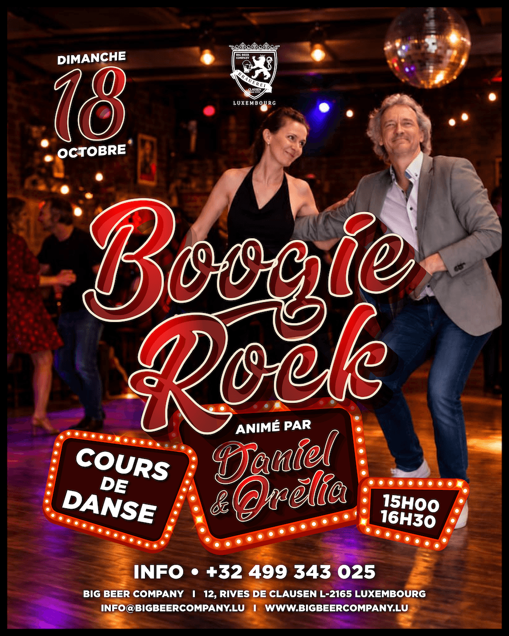 Cours de danse Boogie Rock