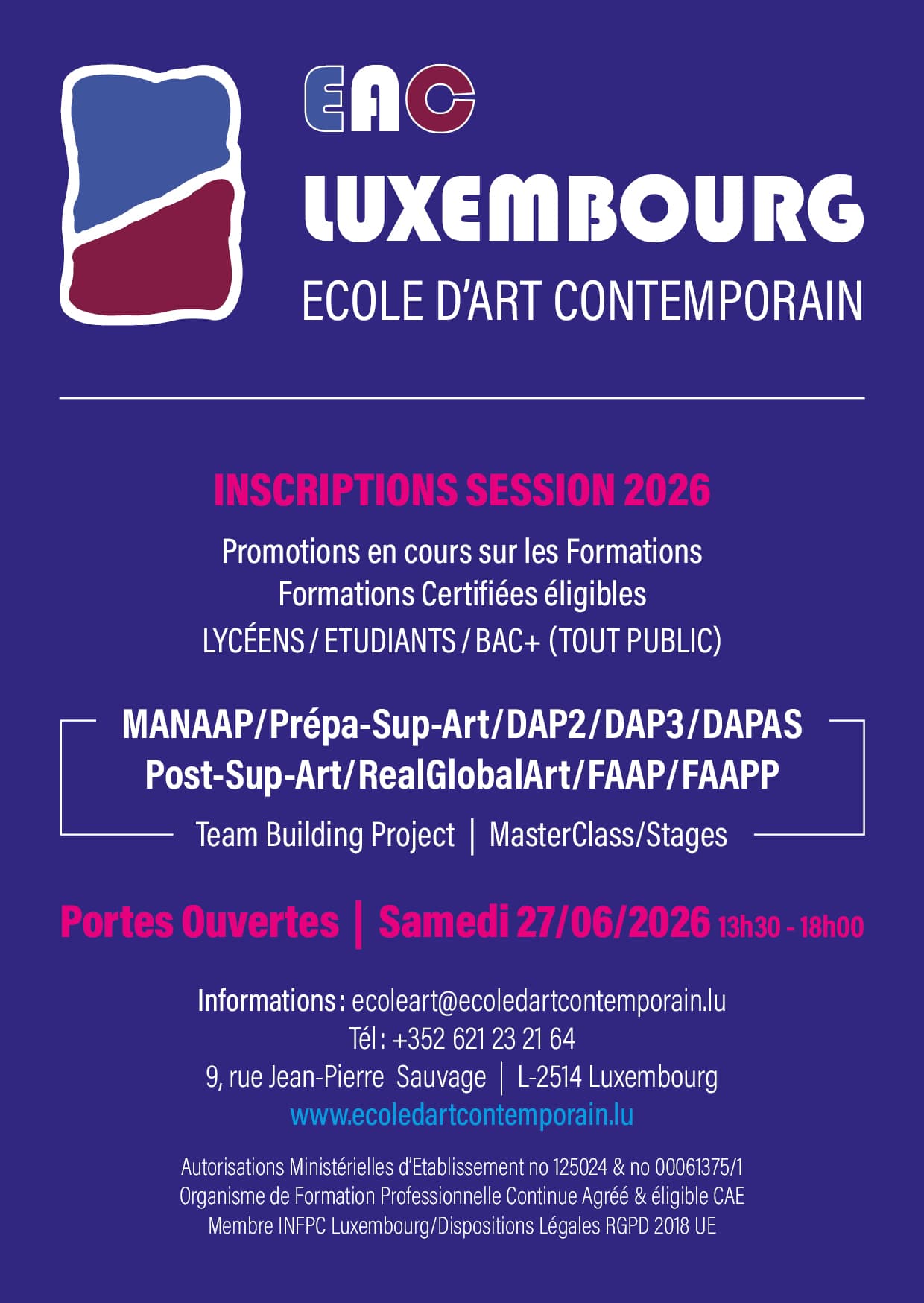 Portes ouvertes EAC Luxembourg