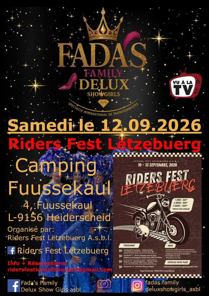 Spectacle Fada's Family Delux Show Girls - Riders Fest Lëtzebuerg Heiderscheid