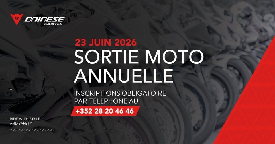 Sortie moto annuelle