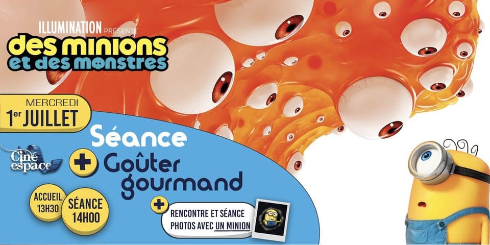 Goûter "Des Minions et des monstres" – Ciné Espace Arlon
