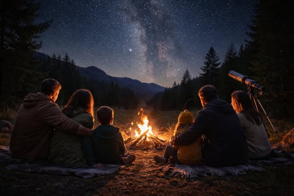 Aventure en famille sous les étoiles