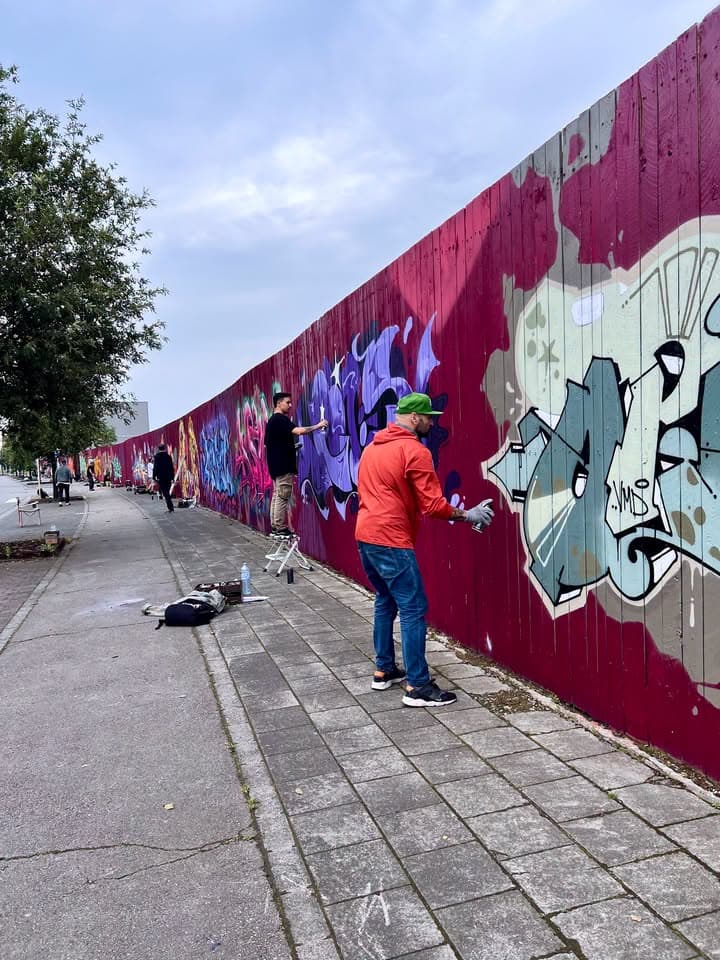 40 graffeurs pour le Südspidol