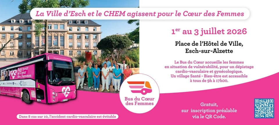 Le Bus du Cœur des Femmes à Esch-sur-Alzette
