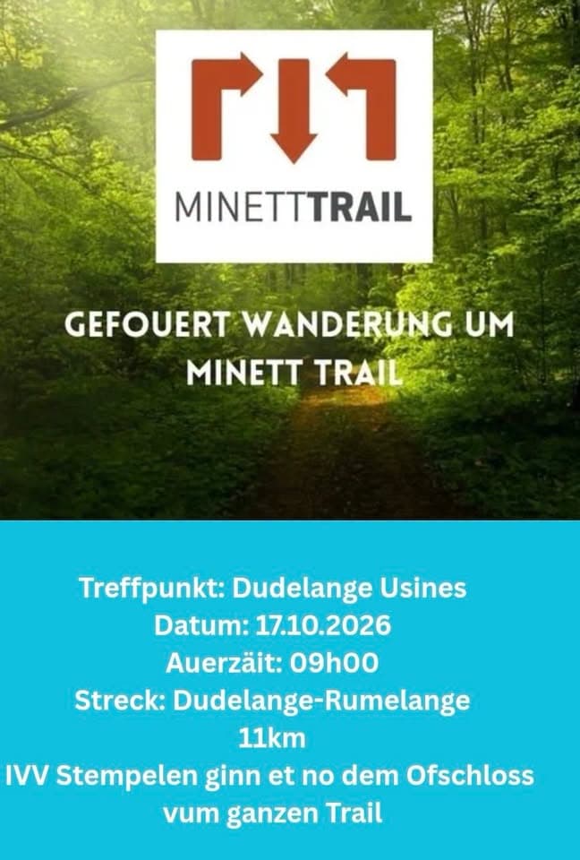 Minett Trail Dudelange Usines-Rumelange
