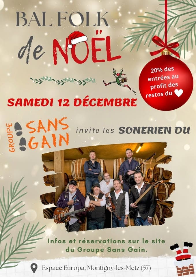Sonerien Du et le Groupe Sans Gain pour Noël !