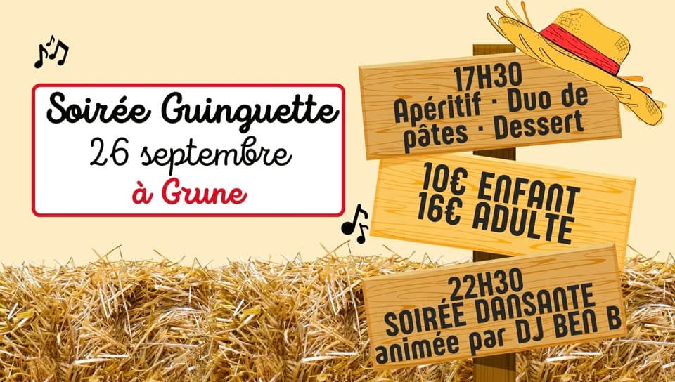 Soirée guinguette à Grune