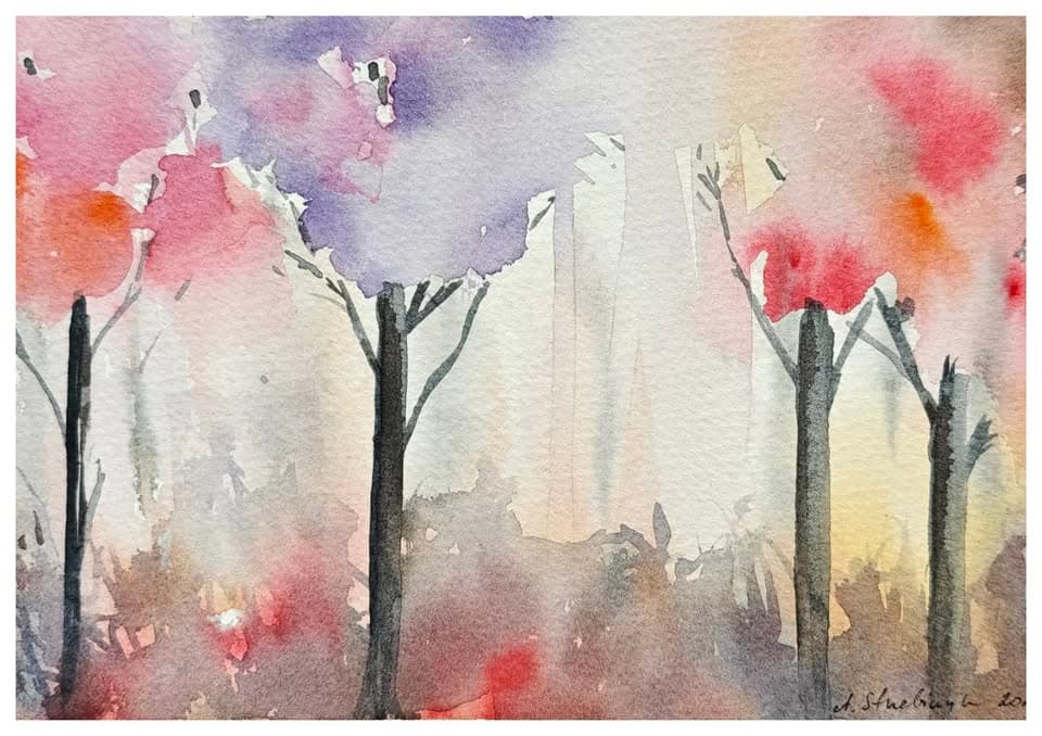 Watercolour meditation