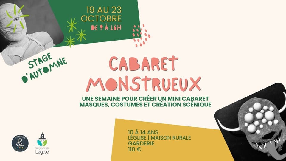 Cabaret Monstrueux | Autumn workshop