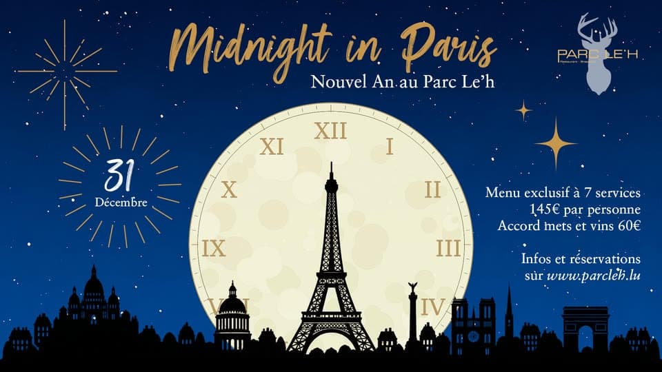 Midnight in Paris – New Year's Eve at Parc Le'h