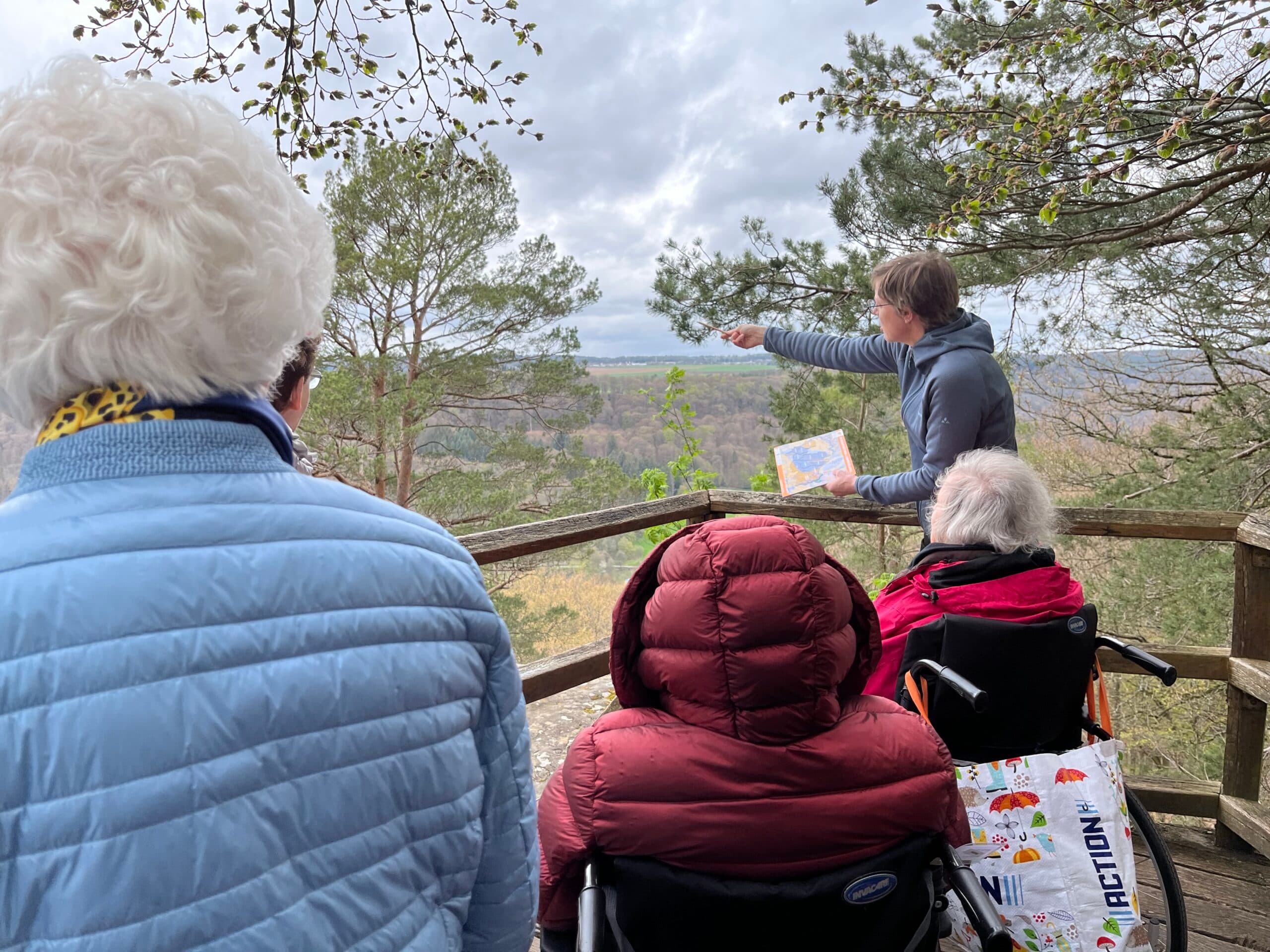 Sentier géologique adapté aux fauteuils roulants
