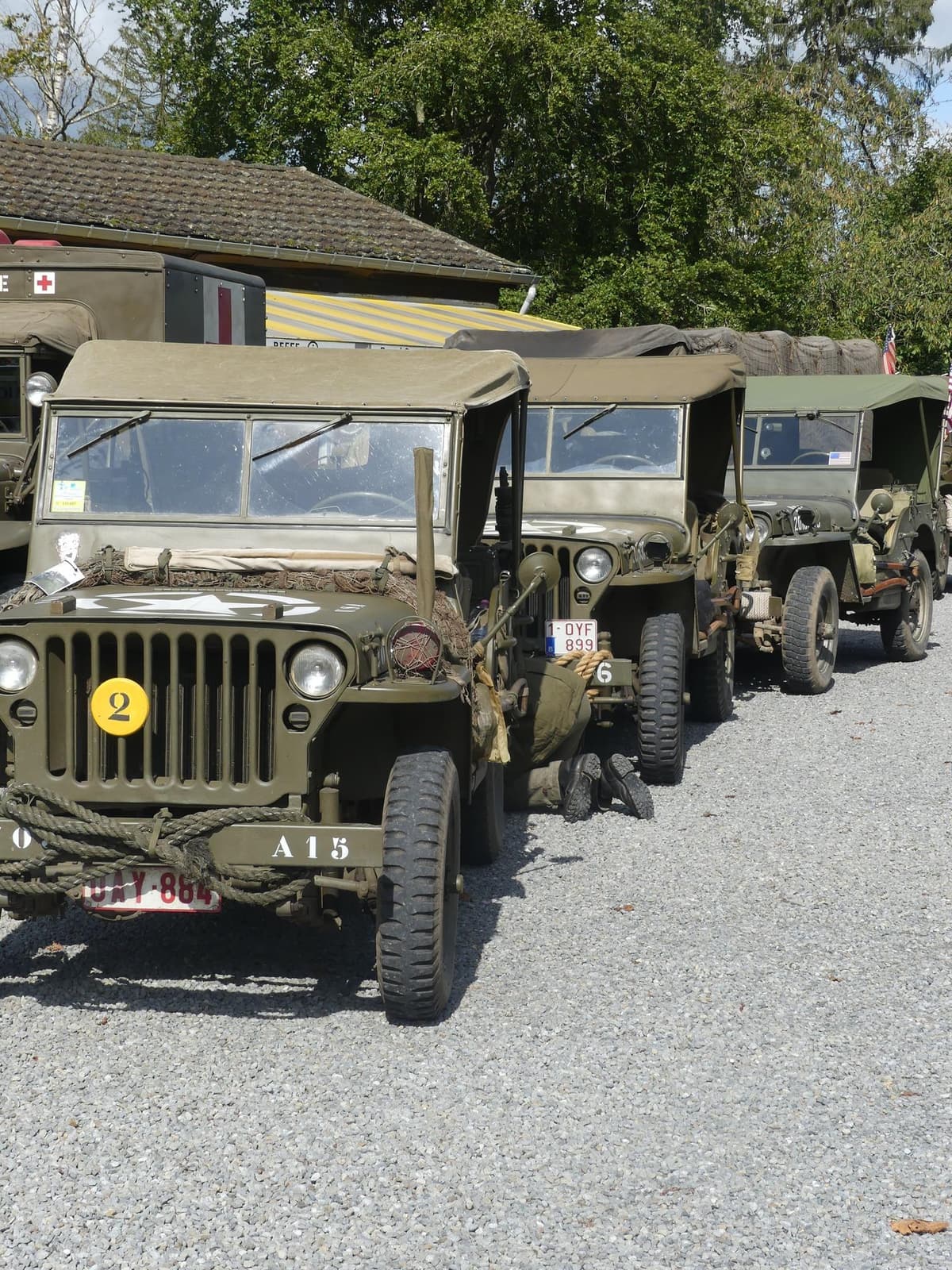Allied military vehicle gathering