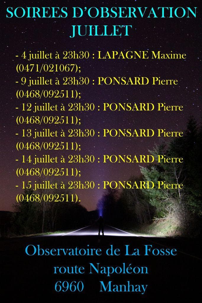 Observation Evenings