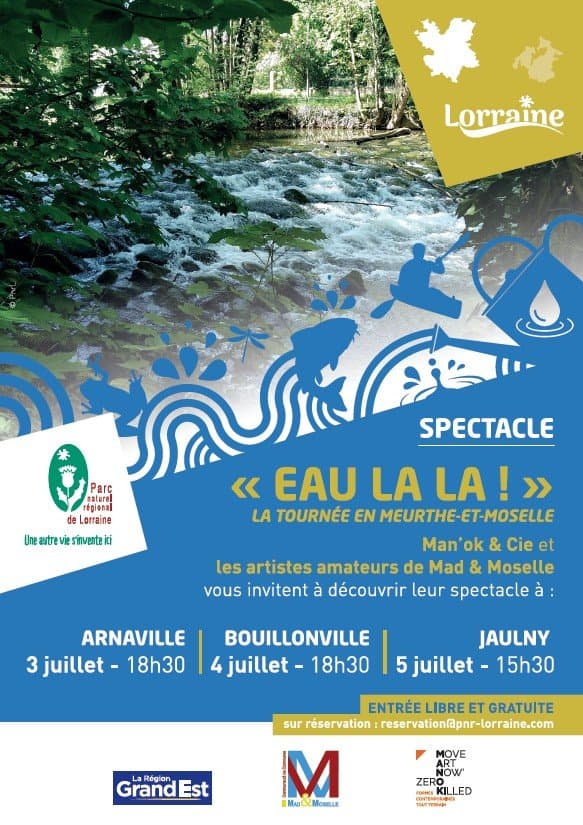 Spectacle « Eau La La ! » – Final au château de Jaulny