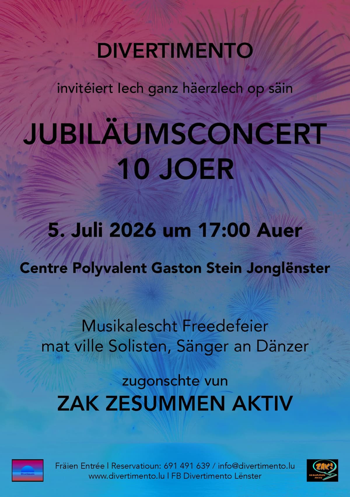 10th Anniversary Concert of Divertimento