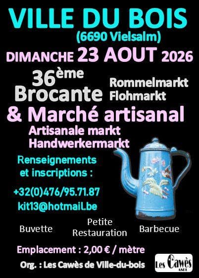 Flea market in Ville-du-Bois