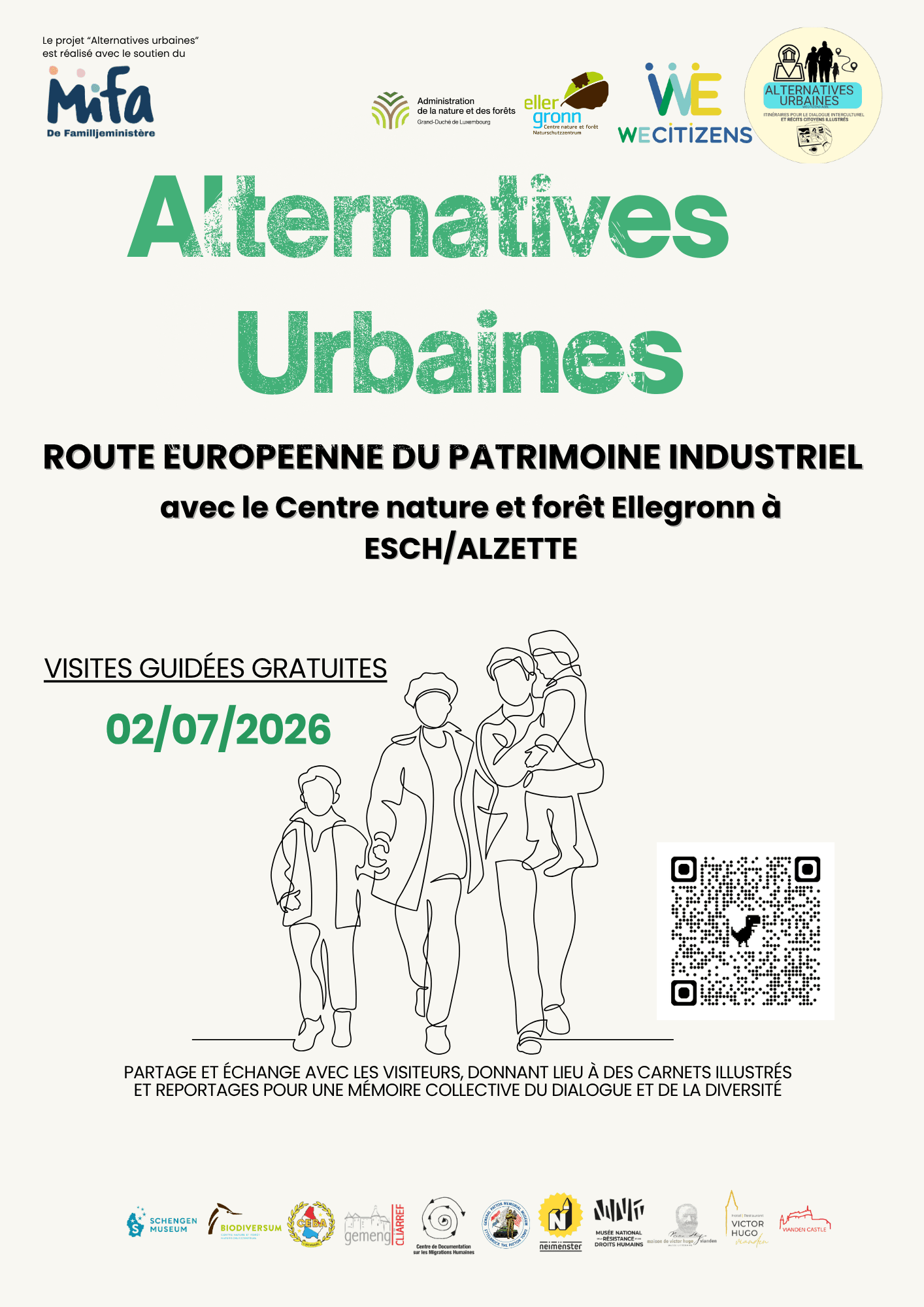 Visites guidées gratuites – Alternatives urbaines – Parcours pour le dialogue interculturel