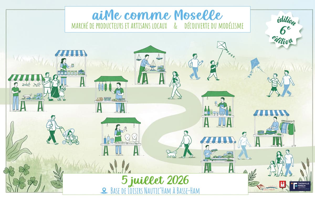 Marché des producteurs et découverte du modélisme