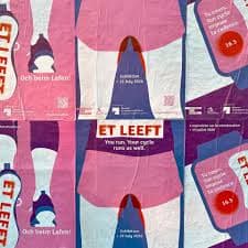 Midi de l'Art: Et leeft. The exhibition about menstruation