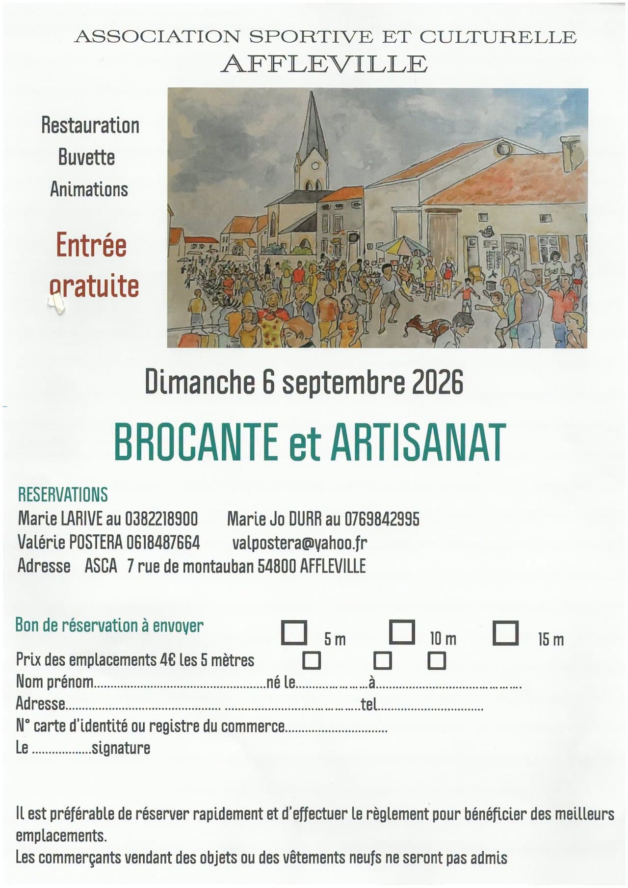 Flea market in Affléville