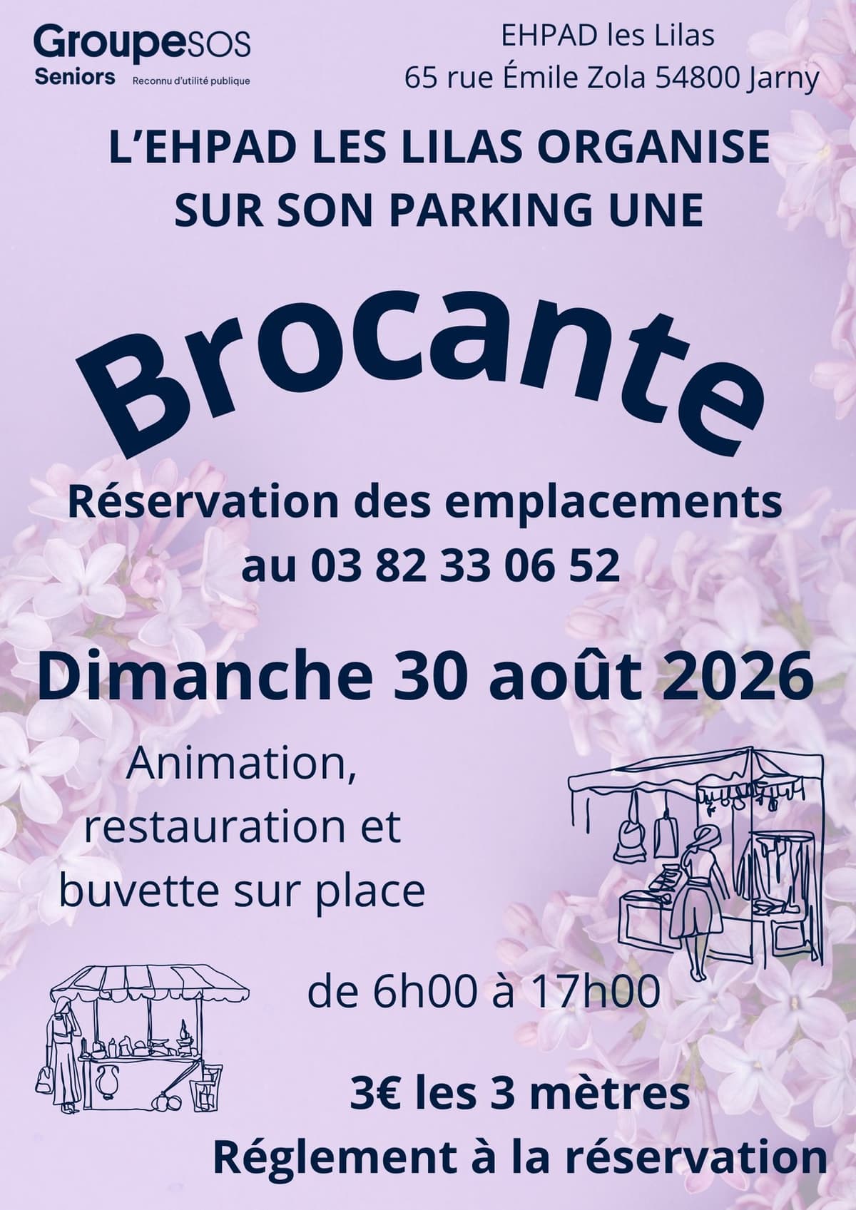 Brocante à l'Ehpad