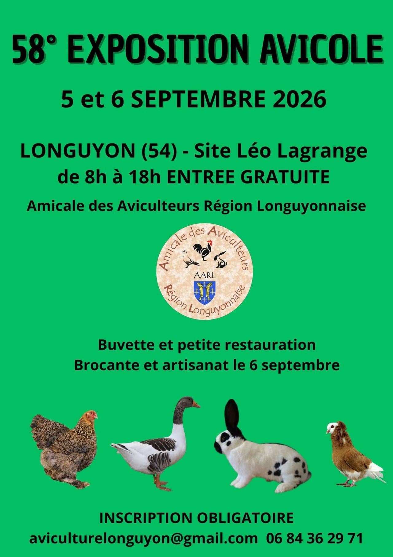 Exposition avicole et foire d’automne