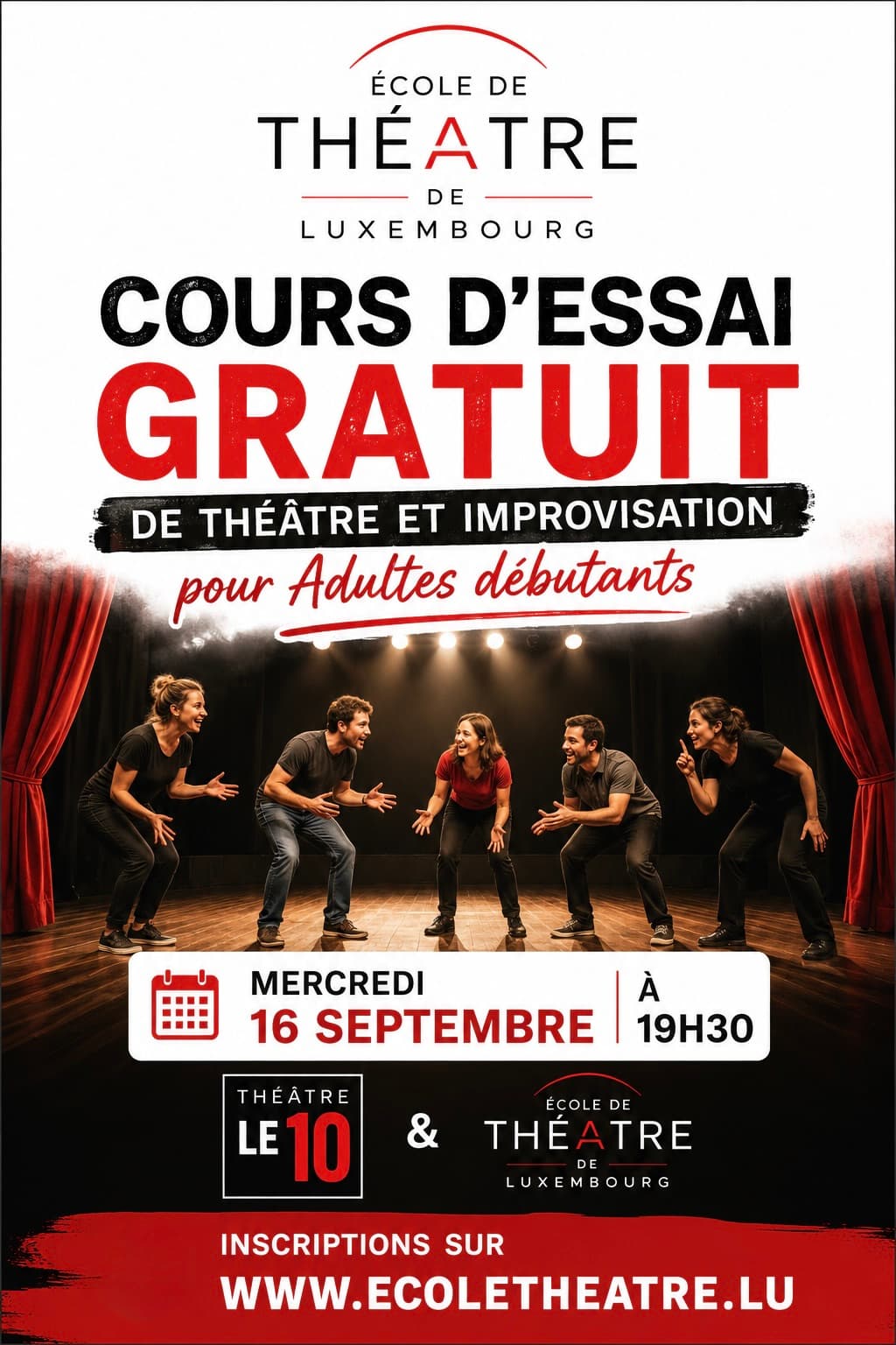 Cours d'essai théâtre & improvisation