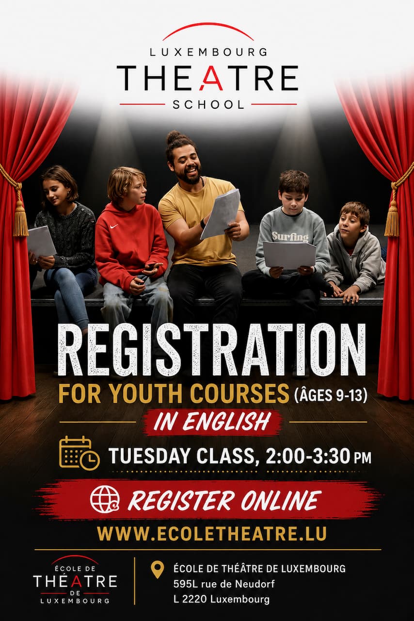 Cours de théâtre pour jeunes en anglais