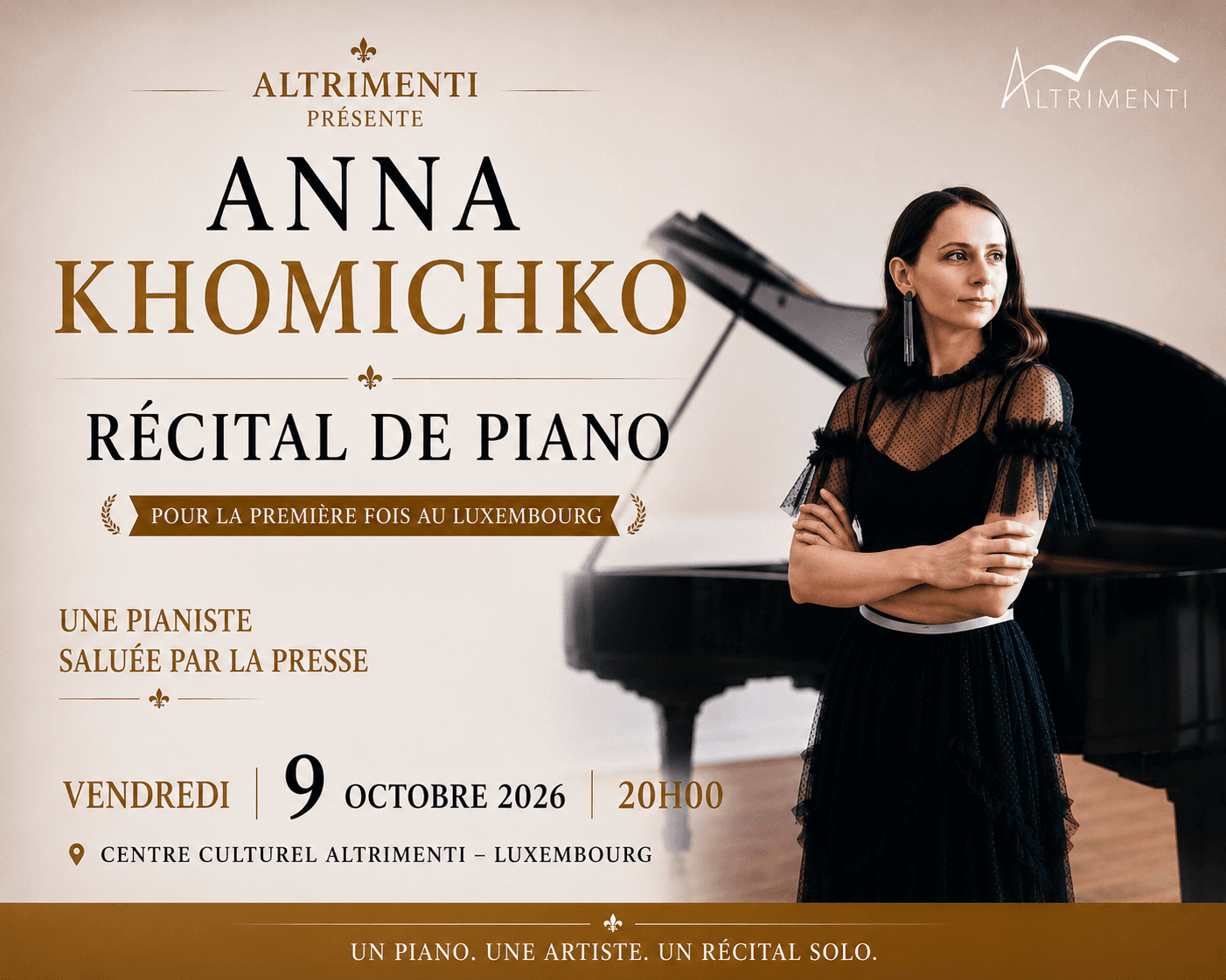 Anna Khomichko – Récital de piano