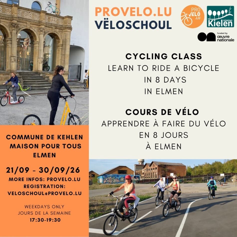 Cours de vélo – apprendre à faire du vélo en 8 jours