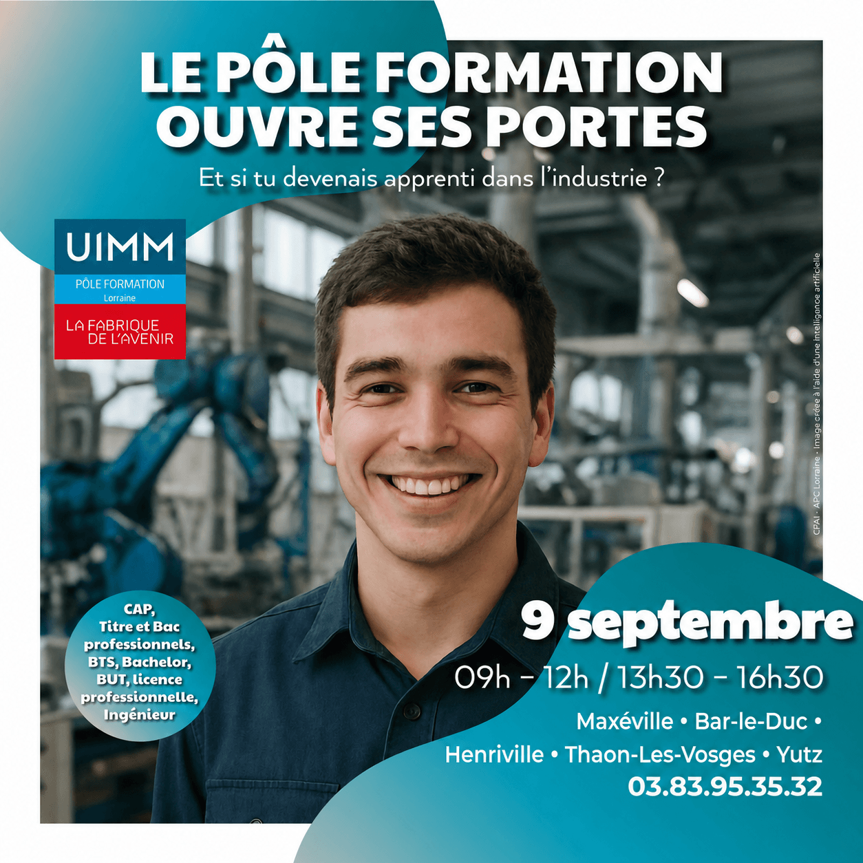 Portes ouvertes au Pôle Formation UIMM Lorraine