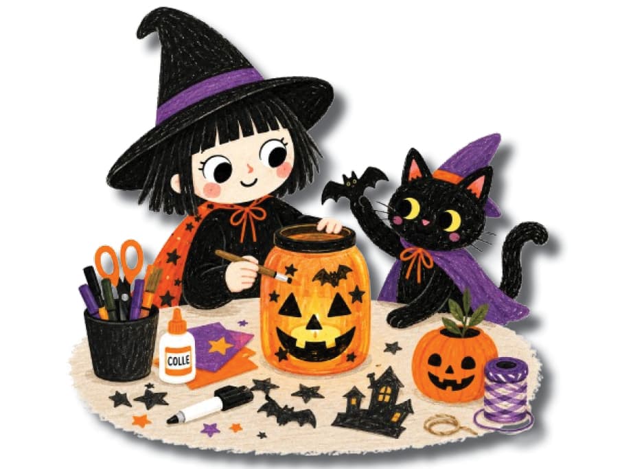 Atelier photophore d’Halloween