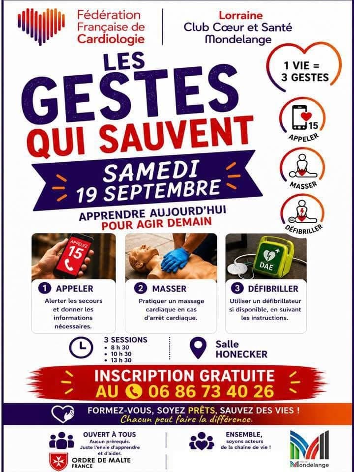 Initiation aux gestes qui sauvent