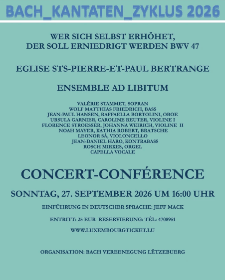 Bach Cantata Cycle 2026