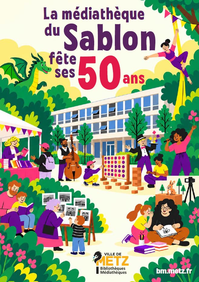 Médiathèque du Sablon celebrates its 50th anniversary
