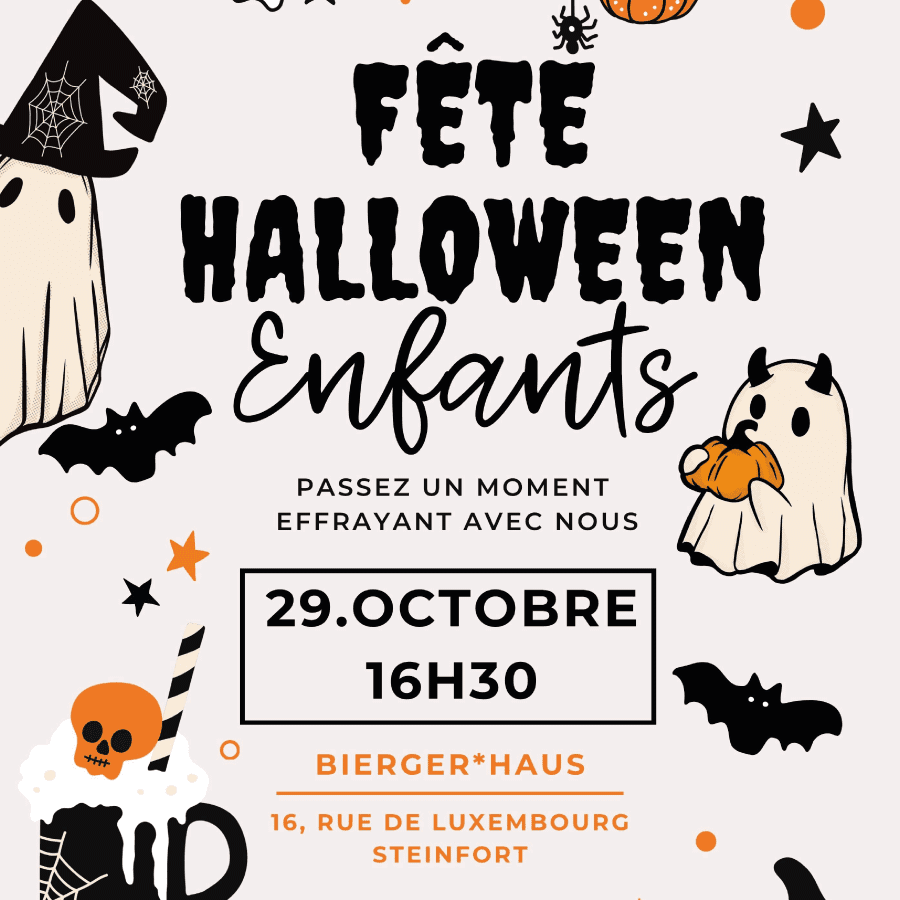 Fête Halloween enfants