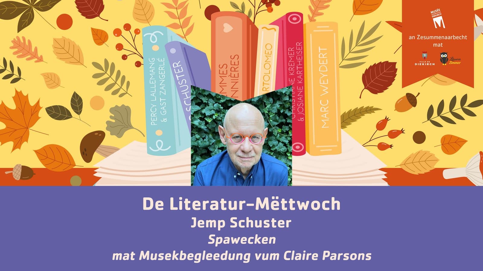 Literatur-Mëttwoch avec Jemp Schuster