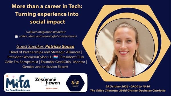LBA Integration Breakfast with Patricia Souza: More Than a Career in Tech