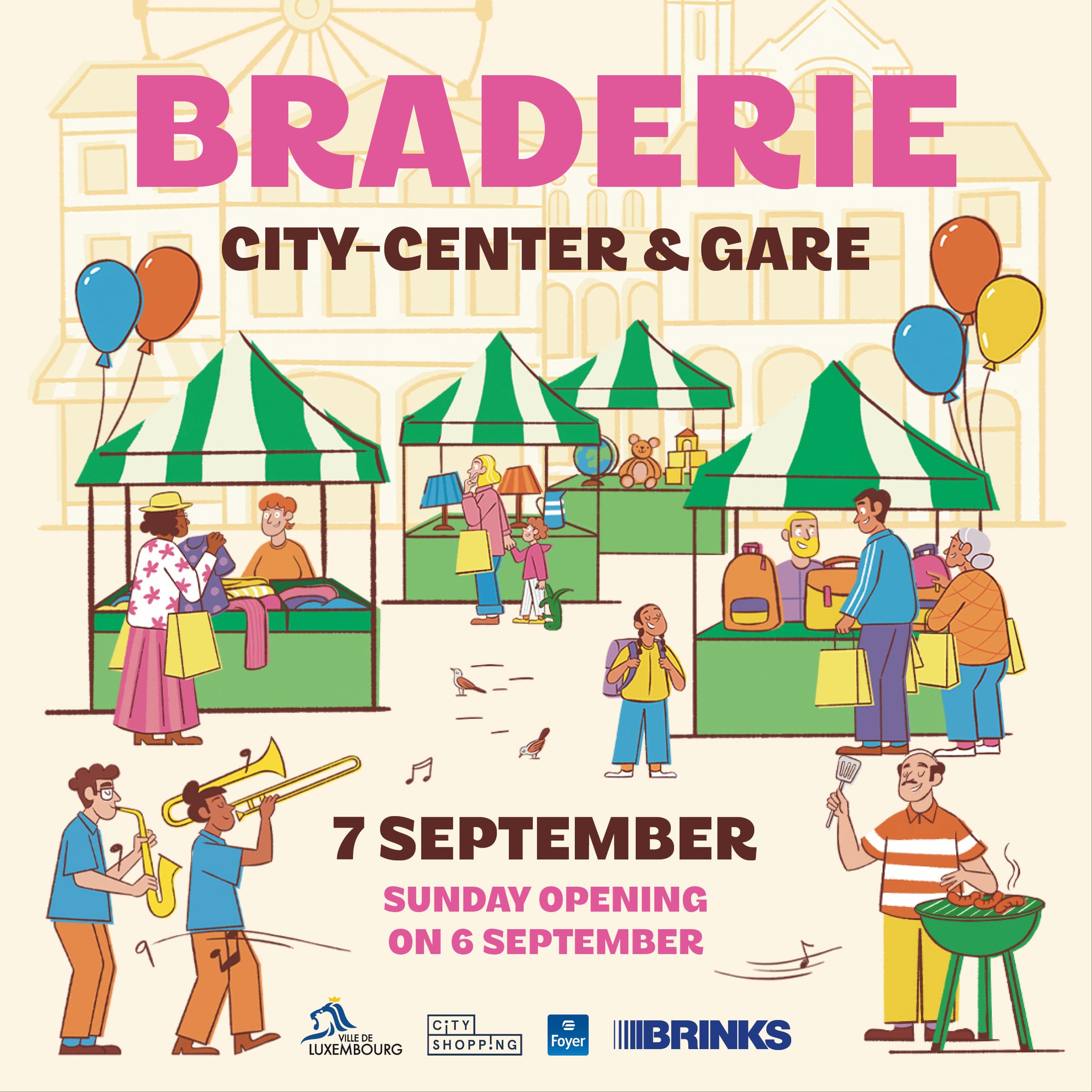 La braderie de Luxembourg-Ville