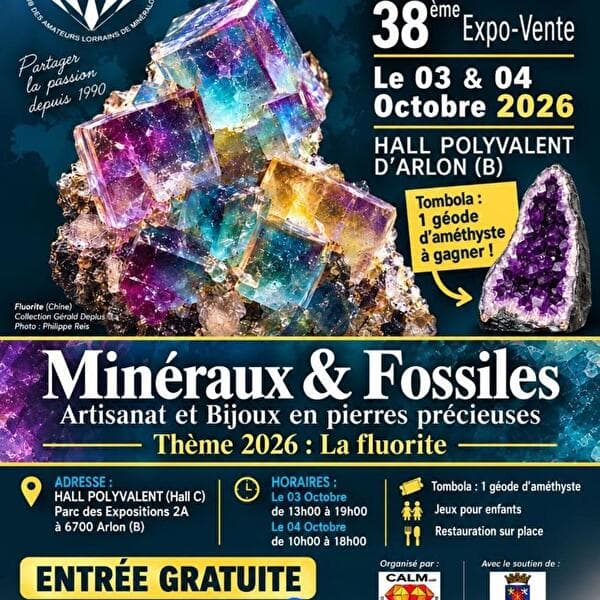 38e expo-vente - Minéraux et fossiles