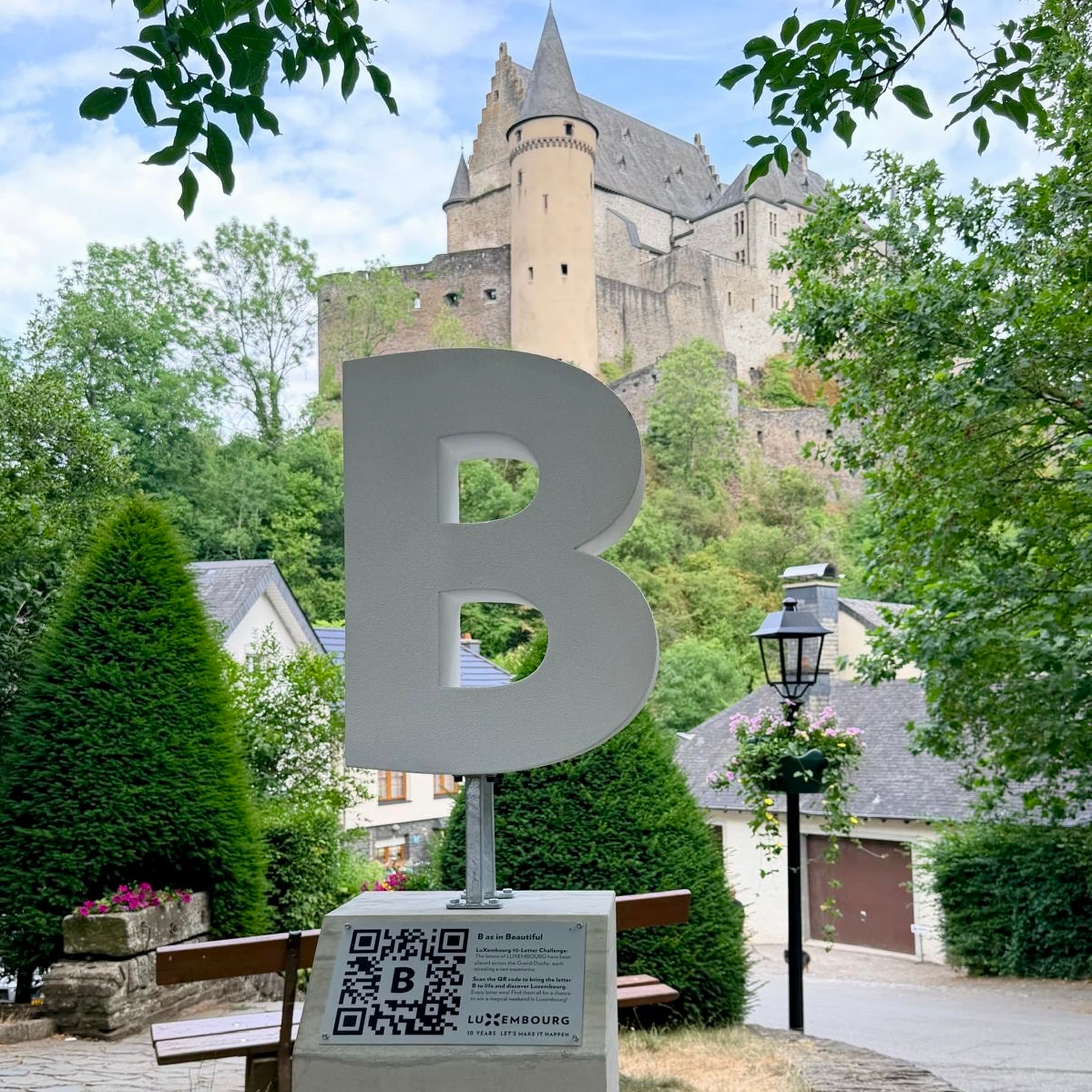 Go letter hunting all over Luxembourg!
