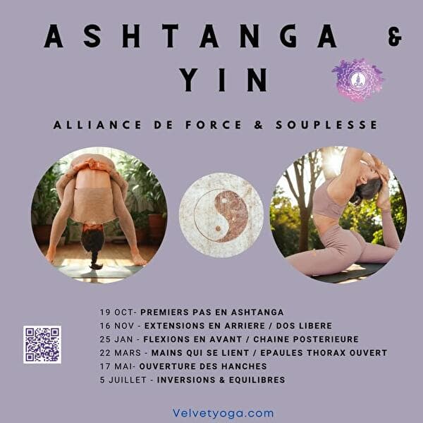 Ashtanga - Yin: Série de stages, alliance de force et souplesse